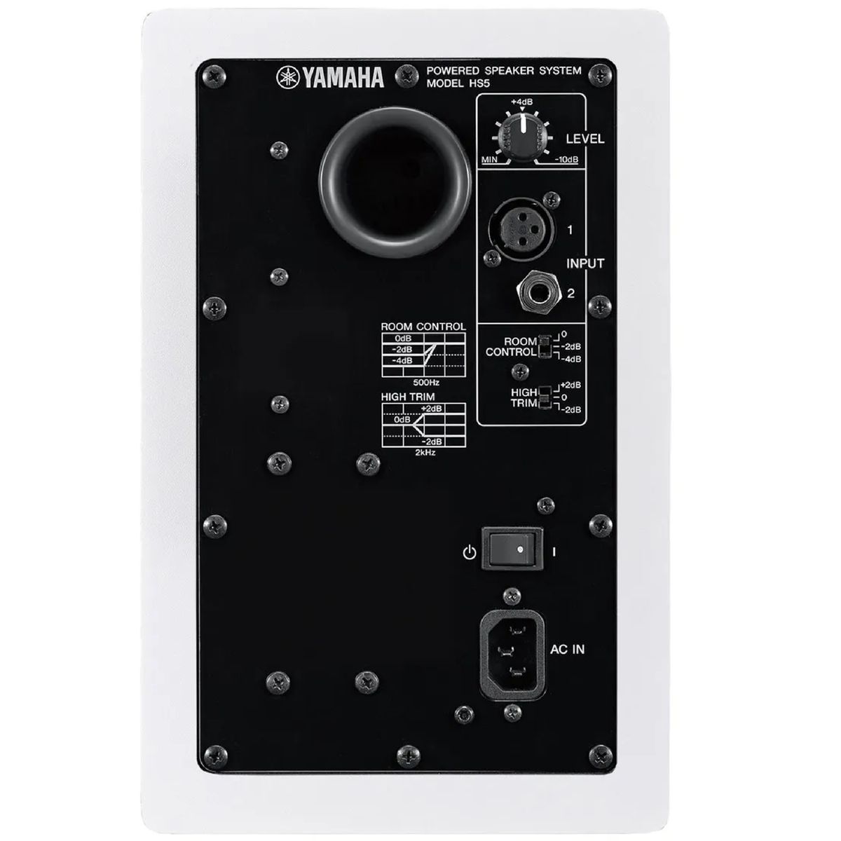 Monitor de Audio Ativo 5 Polegadas 70W HS-5 White - Yamaha-3